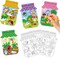 80 PCS Summer Bugs Jar Coloring Kit – Color Your Own Mason Jar Bug Hanging Ornaments with Ribbon, Kids Spring Insect Crafts, Classroom Art Projects & Party Favors